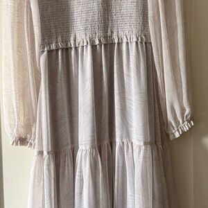 Wilfred Tempest Maxi Dress - NEW without tag light grey size M